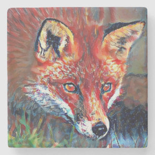Red Fox Marble Onderzetter