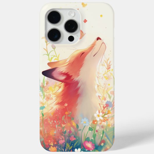 Red Fox Meadow Dreams Case-Mate iPhone Case (Achterkant)