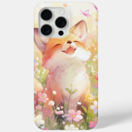 Red Fox Meadow Melody iPhone 15 Pro Max Hoesje