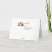 Red Fox Merry Christmas Kaart (Achterkant)