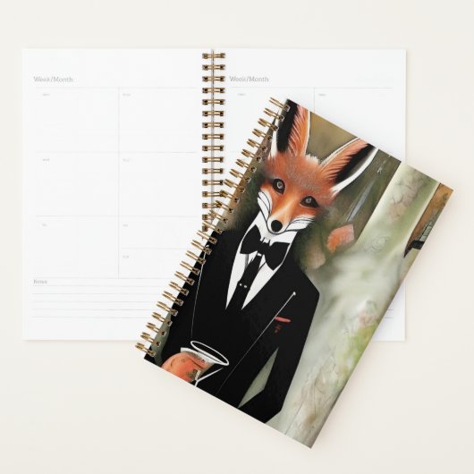 Red Fox met Martini Planner (Display)