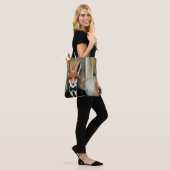 Red Fox met Martini Tote Bag (Op model)