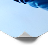 Red Fox met uniform en vuurwerk | AI Art. Poster (Hoek)