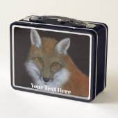 Red Fox Metalen Lunchbox (Achterkant)