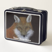 Red Fox Metalen Lunchbox (Voorkant)