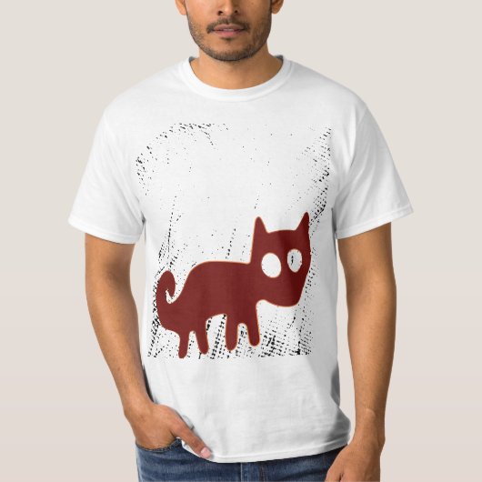 Red Fox of Nazca Lines Fox of Cat T-shirt (Voorkant)