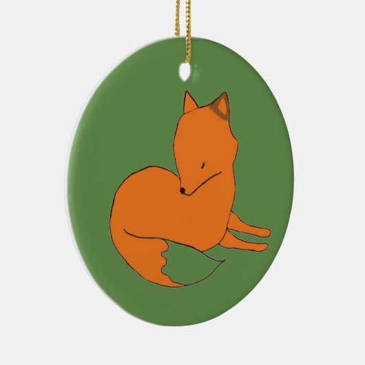 Red Fox Ornament Fox (Rechts)