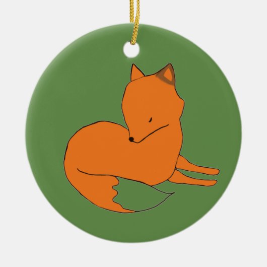 Red Fox Ornament Fox (Voorkant)