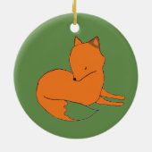 Red Fox Ornament Fox (Achterkant)