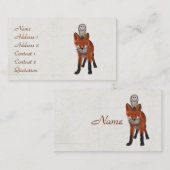 RED FOX & OWL-Visitekaartje Visitekaartje (Voorkant / Achterkant)