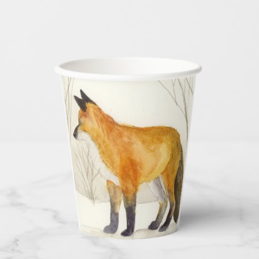 Red Fox Papieren Bekers (Voorkant)