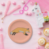 Red Fox Papieren Bordje (Feest)