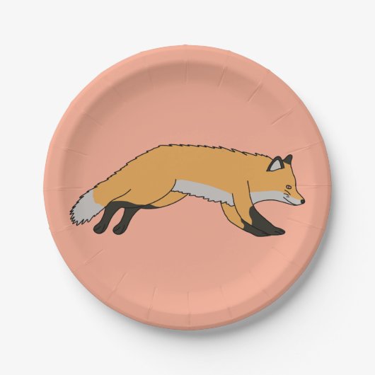 Red Fox Papieren Bordje (Voorkant)