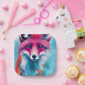 Red Fox Papieren Bordje (Feest)