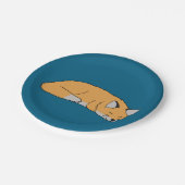 Red Fox Papieren Bordje (Gekanteld)