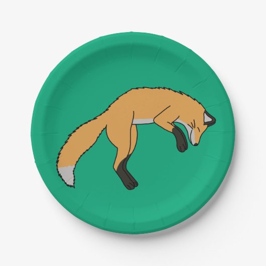 Red Fox Papieren Bordje (Voorkant)