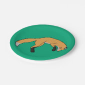 Red Fox Papieren Bordje (Gekanteld)