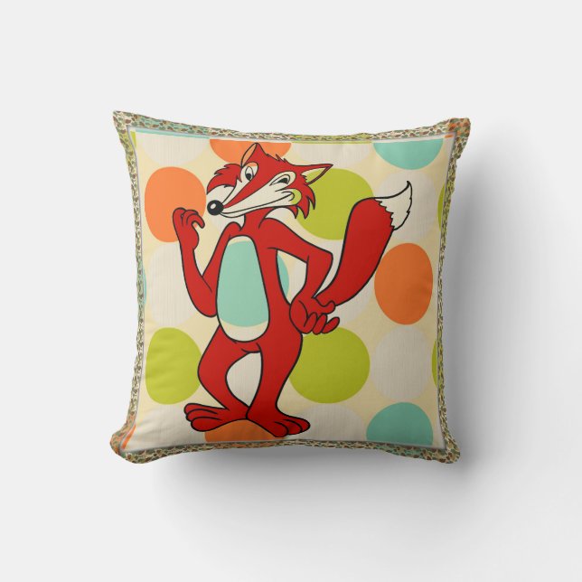 Red Fox Pillow Kussen (Voorkant)