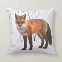 Red Fox Pillow