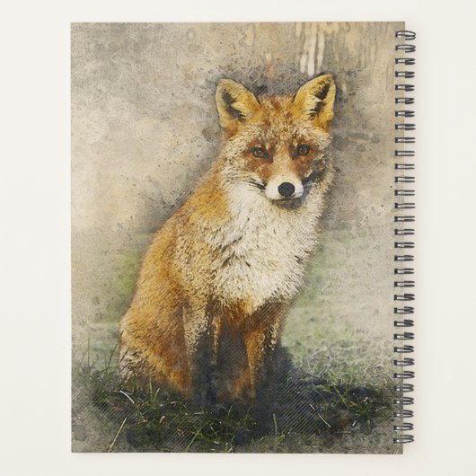 Red Fox Planner (Achterkant)