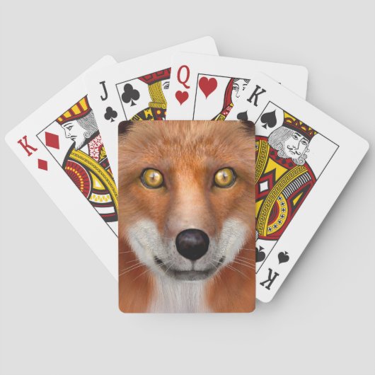 Red Fox Pokerkaarten (Achterkant)