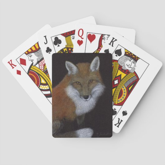 Red Fox Pokerkaarten (Achterkant)