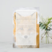 Red Fox Portrait Briefpapier (Staand voorkant)