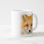 Red Fox Portrait Grote Koffiekop (Voorkant rechts)