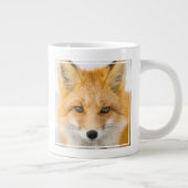 Red Fox Portrait Grote Koffiekop (Rechts)
