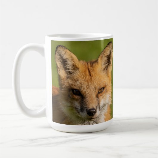 Red Fox Portrait Koffiemok (Links)