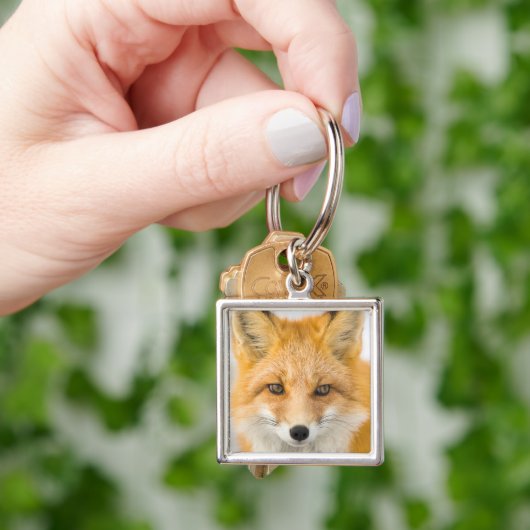 Red Fox Portrait Sleutelhanger (Hand)