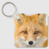 Red Fox Portrait Sleutelhanger (Voorkant)