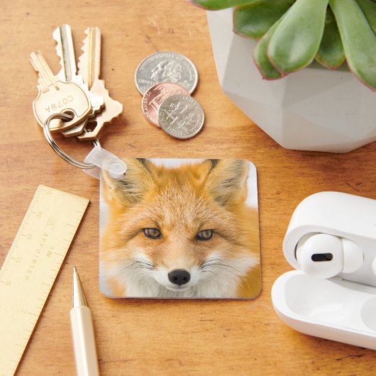 Red Fox Portrait Sleutelhanger (Bureau)