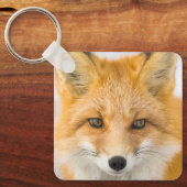 Red Fox Portrait Sleutelhanger (Voorkant)