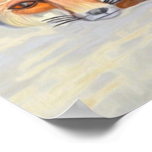 Red Fox Poster (Hoek)