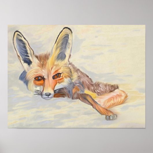 Red Fox Poster (Voorkant)