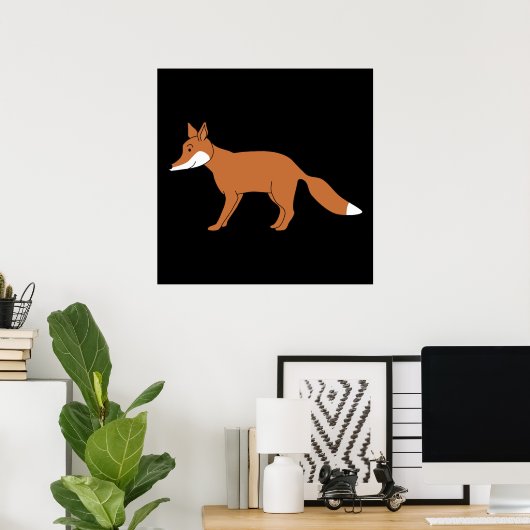 Red Fox. Poster (Thuiskantoor)
