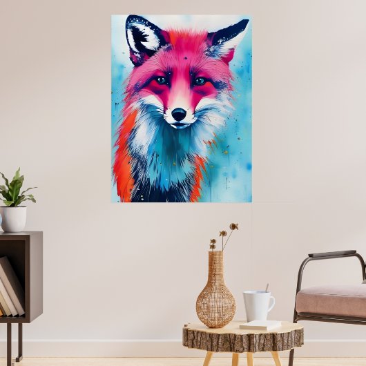 Red Fox Poster (Woonkamer 3)