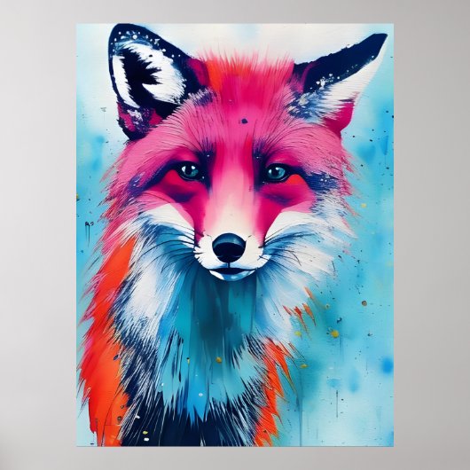 Red Fox Poster (Voorkant)