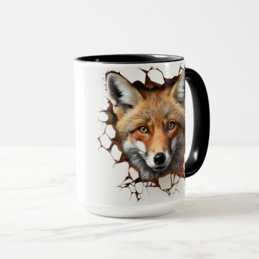 red fox-profiel mok (Voorkant rechts)