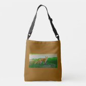 Red Fox Purse Crossbody Bag Tas (Achterkant)