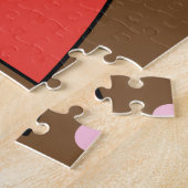 Red Fox Puzzle - Leuk spel voor kinderen Legpuzzel (Zijkant)