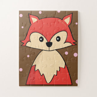 Red Fox Puzzle - Leuk spel voor kinderen Legpuzzel