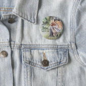 Red Fox-reservaat en -beschermingsbericht Ronde Button 5,7 Cm (In situ)