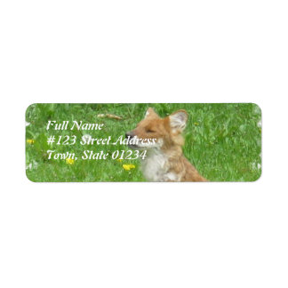 Red Fox Return Label