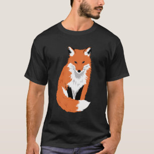 Red Fox Schattige Forest Animal Graphic T-shirt