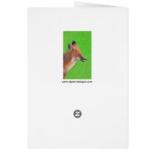 Red Fox schilderen - Oorspronkelijke Wildlife Art (Achterkant)