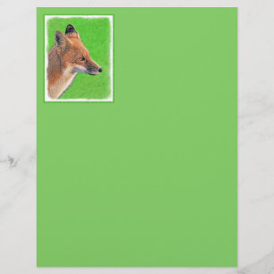 Red Fox schilderen - Oorspronkelijke Wildlife Art