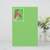 Red Fox schilderen - Oorspronkelijke Wildlife Art Briefpapier (Staand voorkant)