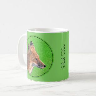 Red Fox schilderen - Oorspronkelijke Wildlife Art Koffiemok